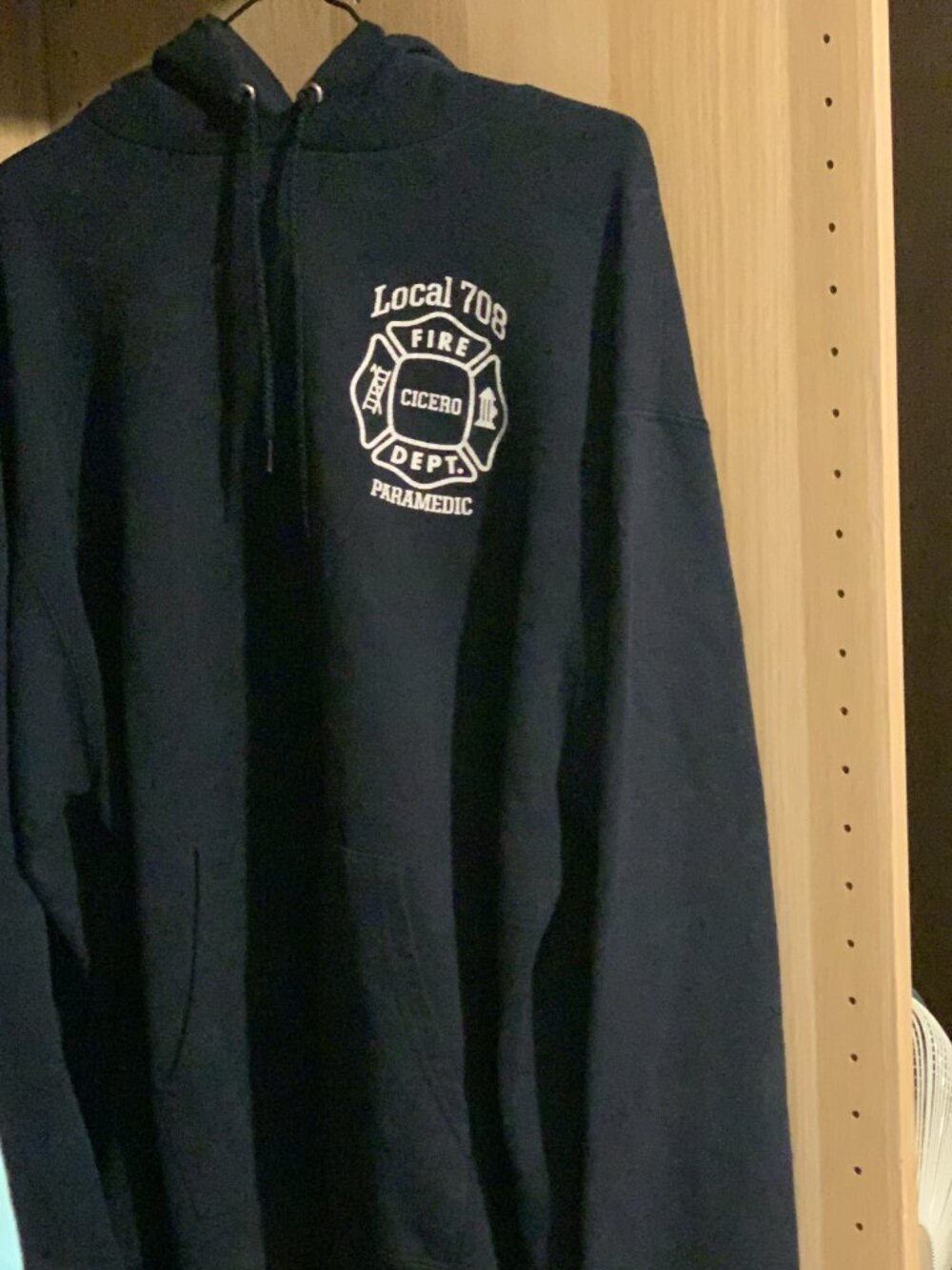 Champion Hoodie fire Dept & Paramedic